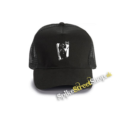 GHOST - Papa Portrait Motive 2 - čierna bavlnená sieťkovaná šiltovka model "Trucker Cap"