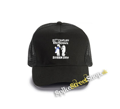 GREEN DAY - 21 st Century Breakdown Amorous Couple - čierna bavlnená sieťkovaná šiltovka model "Trucker Cap"