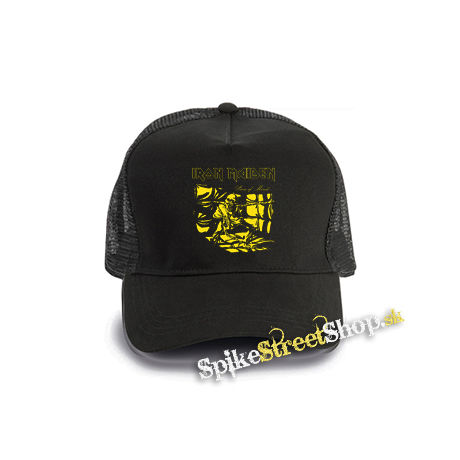 IRON MAIDEN - Piece Of Mind - čierna bavlnená sieťkovaná šiltovka model "Trucker Cap"