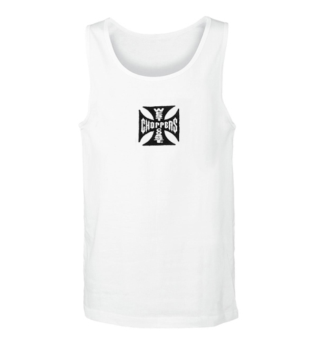 WEST COAST CHOPPERS - WHITE - tielko pánske