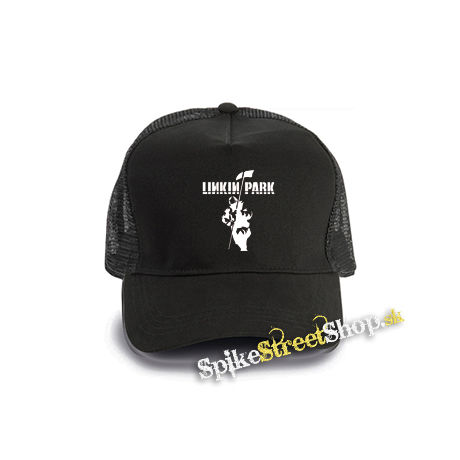 LINKIN PARK - Hybrid Theory Icon - čierna bavlnená sieťkovaná šiltovka model "Trucker Cap"