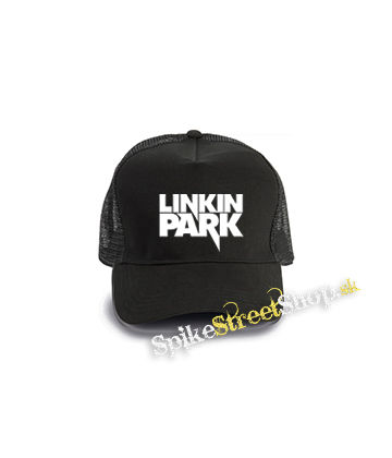 LINKIN PARK - Logo Simple - čierna bavlnená sieťkovaná šiltovka model "Trucker Cap"