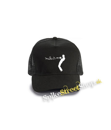 MILES DAVIS - Icon Jazz Inovator - čierna bavlnená sieťkovaná šiltovka model "Trucker Cap"