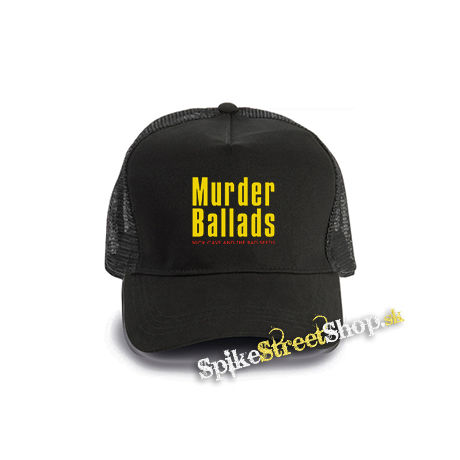 NICK CAVE - Murder Ballads - čierna bavlnená sieťkovaná šiltovka model "Trucker Cap"