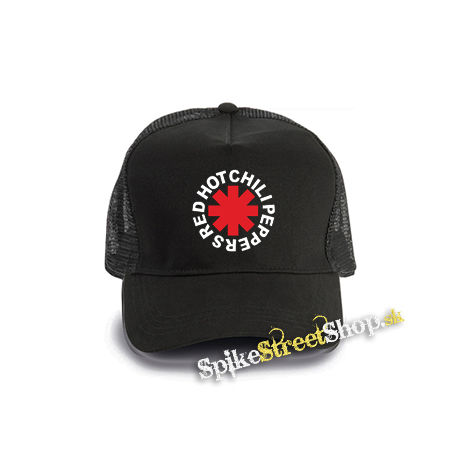 RED HOT CHILI PEPPERS - Asterix 2 - čierna bavlnená sieťkovaná šiltovka model "Trucker Cap"