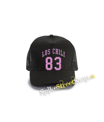 RED HOT CHILI PEPPERS - Los Chili 83 - čierna bavlnená sieťkovaná šiltovka model "Trucker Cap"
