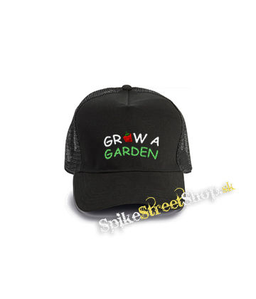ROBLOX - Grow A Garden - čierna bavlnená sieťkovaná šiltovka model "Trucker Cap"