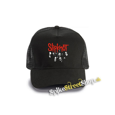 SLIPKNOT - Band - čierna bavlnená sieťkovaná šiltovka model "Trucker Cap"
