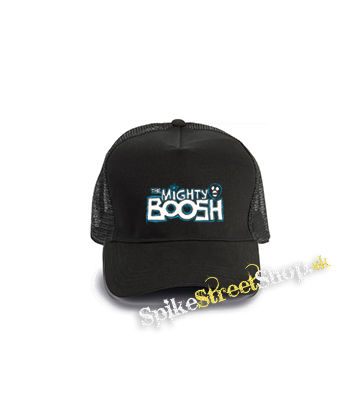 THE MIGHTY BOOSH - čierna bavlnená sieťkovaná šiltovka model "Trucker Cap"