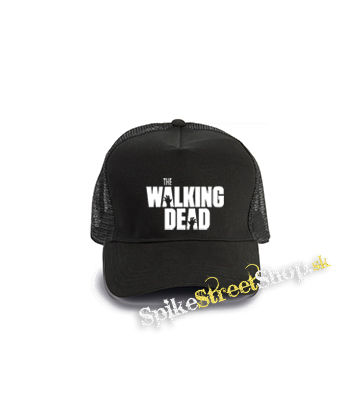 THE WALKING DEAD - Logo - čierna bavlnená sieťkovaná šiltovka model "Trucker Cap"