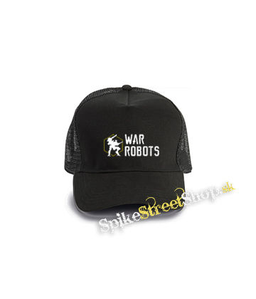 WAR ROBOTS - čierna bavlnená sieťkovaná šiltovka model "Trucker Cap"