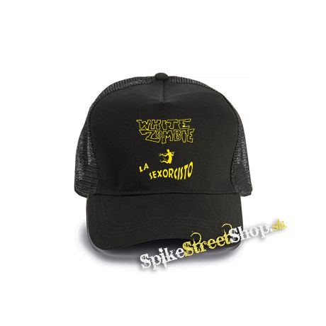 WHITE ZOMBIE - La Sexorcisto - čierna bavlnená sieťkovaná šiltovka model "Trucker Cap"