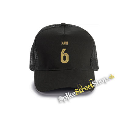XAVI - 6 - čierna bavlnená sieťkovaná šiltovka model "Trucker Cap"