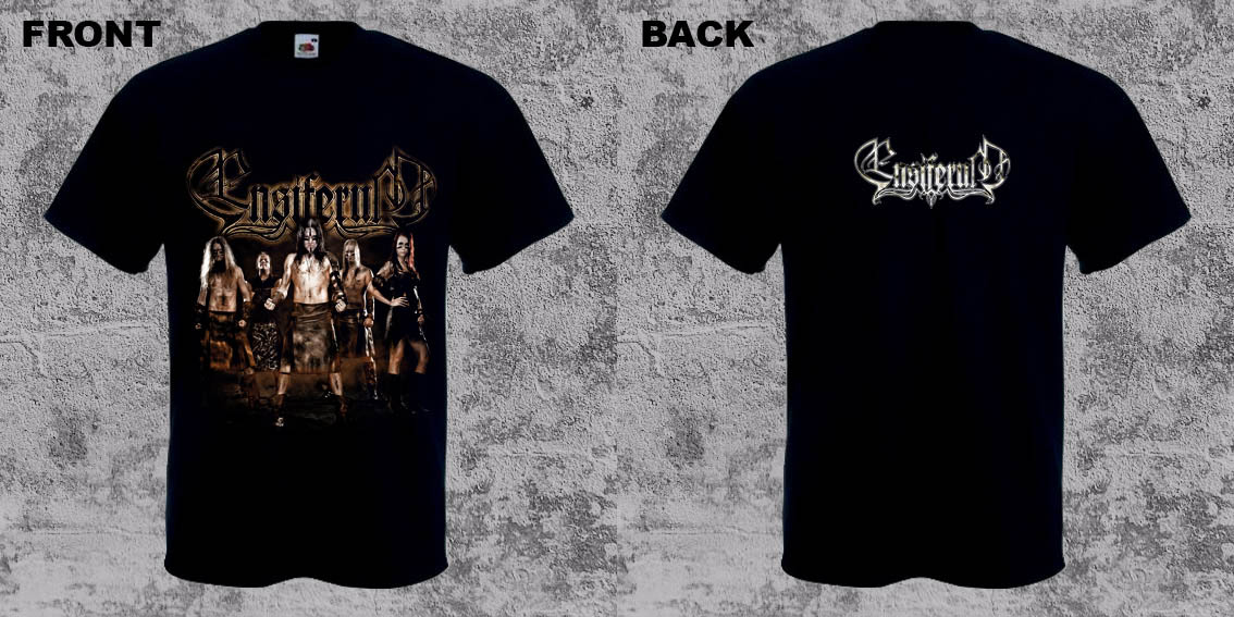 ENSIFERUM - Band - čierne pánske tričko