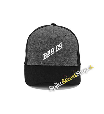 BAD COMPANY - Logo - šedočierna bavlnená šiltovka