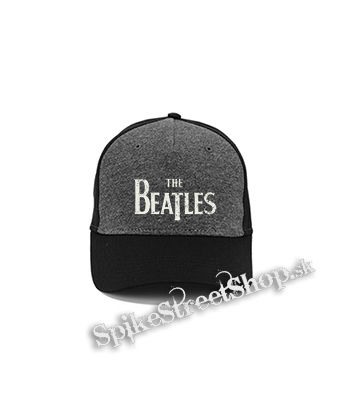 BEATLES - Logo Vintage - šedočierna bavlnená šiltovka