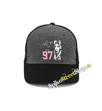 BLACKPINK - Rosé 97 Signature Portrait - šedočierna bavlnená šiltovka