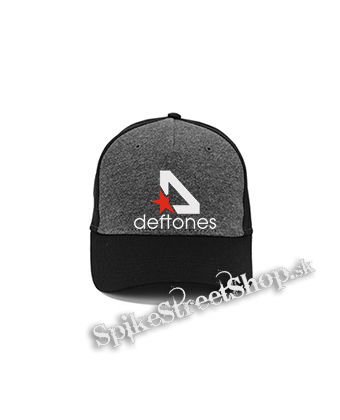 DEFTONES - Star Logo - šedočierna bavlnená šiltovka
