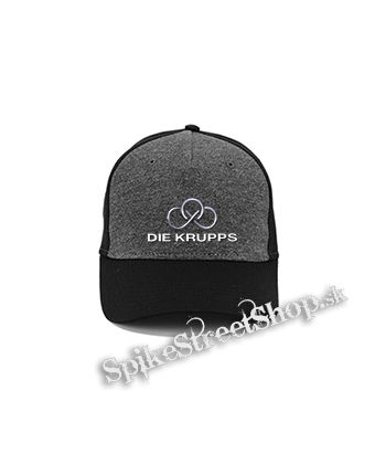 DIE KRUPPS - Logo - šedočierna bavlnená šiltovka