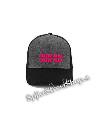 DURAN DURAN - Pink Logo - šedočierna bavlnená šiltovka