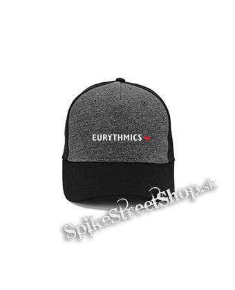 EURYTHMICS - Logo Star - šedočierna bavlnená šiltovka