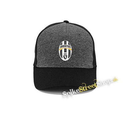 FC JUVENTUS - Logo Motive 1 - šedočierna bavlnená šiltovka