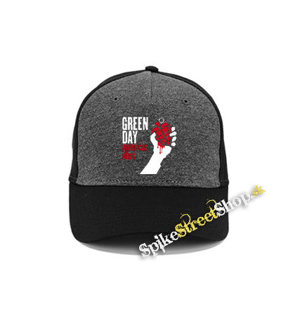 GREEN DAY - American Idiot - šedočierna bavlnená šiltovka