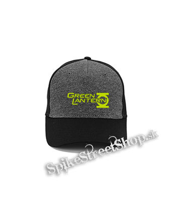 GREEN LANTERN - Logo - šedočierna bavlnená šiltovka
