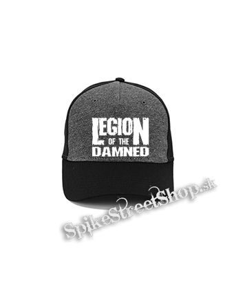 LEGION OF THE DAMNED - Logo - šedočierna bavlnená šiltovka