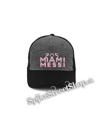 LIONEL MESSI - Miami Messi - šedočierna bavlnená šiltovka