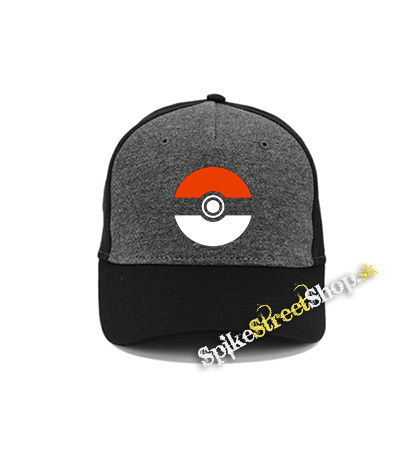 POKEMON - Symbol - šedočierna bavlnená šiltovka