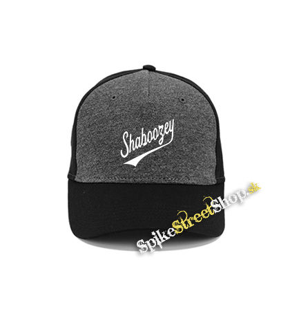 SHABOOZEY - Logo Singer - šedočierna bavlnená šiltovka