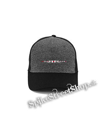 SIRRAH - Logo - šedočierna bavlnená šiltovka