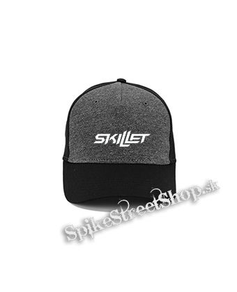 SKILLET - Logo - šedočierna bavlnená šiltovka