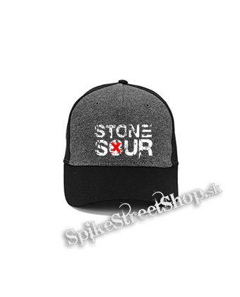STONE SOUR - Logo - šedočierna bavlnená šiltovka