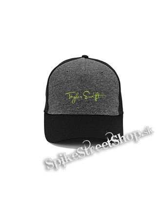 TAYLOR SWIFT - Logo Signature - šedočierna bavlnená šiltovka
