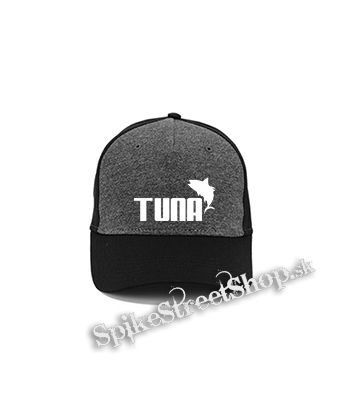 TUNA - šedočierna bavlnená šiltovka