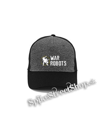 WAR ROBOTS - šedočierna bavlnená šiltovka