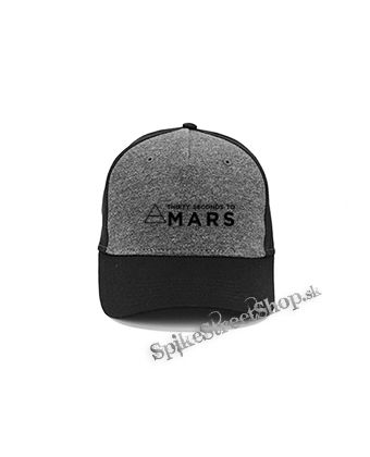 30 SECONDS TO MARS - Logo Motive 2 - šedočierna bavlnená šiltovka