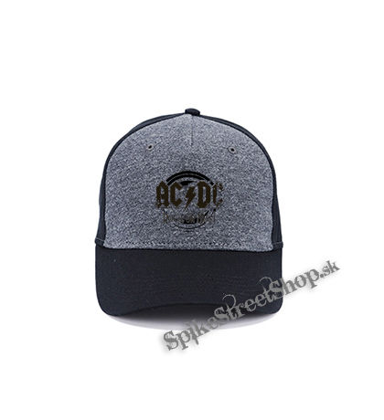 ACDC - Gold Rock Or Bust - šedočierna bavlnená šiltovka