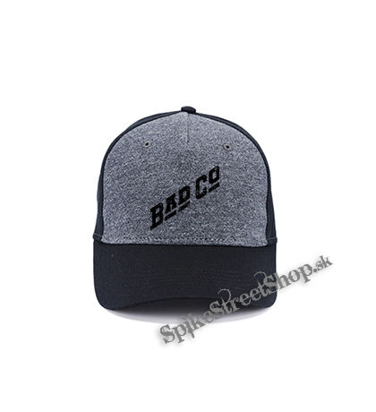 BAD COMPANY - Logo - šedočierna bavlnená šiltovka