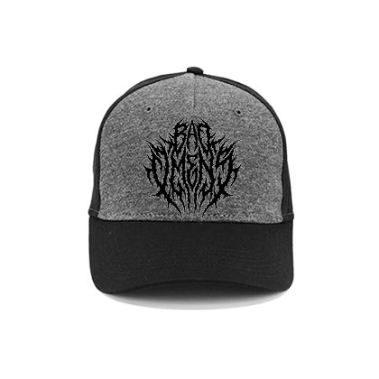 BAD OMENS - Deathcore Logo Black - šedočierna bavlnená šiltovka