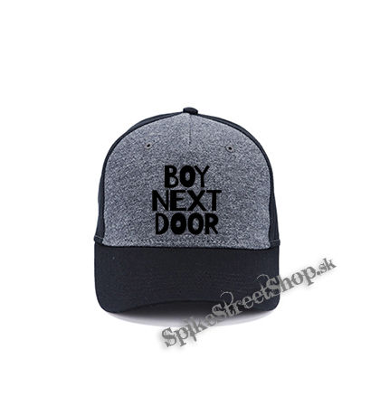BOYNEXTDOOR - Logo Kpop Band - šedočierna bavlnená šiltovka