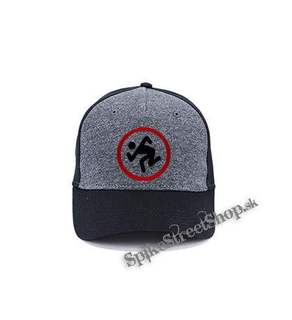 D.R.I. - Symbol - šedočierna bavlnená šiltovka