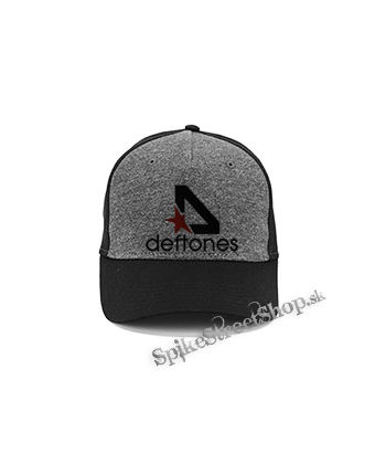 DEFTONES - Star Logo - šedočierna bavlnená šiltovka
