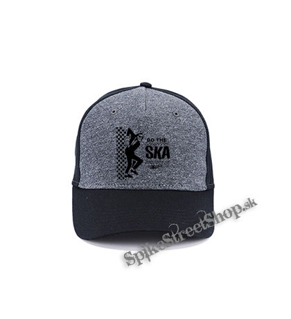 DO THE SKA - šedočierna bavlnená šiltovka