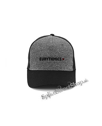 EURYTHMICS - Logo Star - šedočierna bavlnená šiltovka
