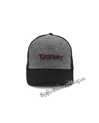 FORTNITEMARES - Logo - šedočierna bavlnená šiltovka