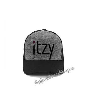ITZY - Logo - šedočierna bavlnená šiltovka