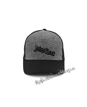 JUDAS PRIEST - Classic Logo - šedočierna bavlnená šiltovka